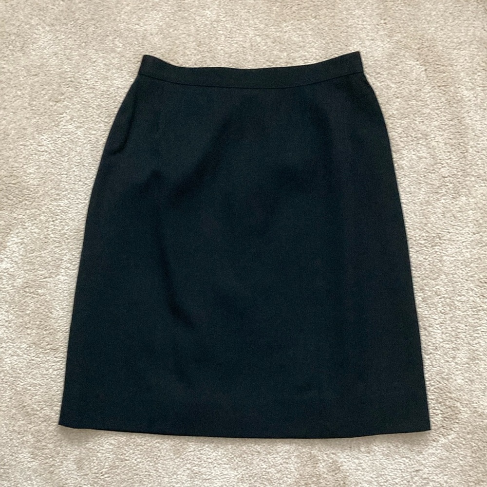 Black Wool Skirt, size 6